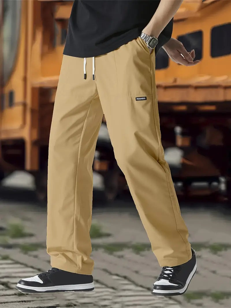Men’s Straight-Leg Joggers – Soft Everyday Casual Pants