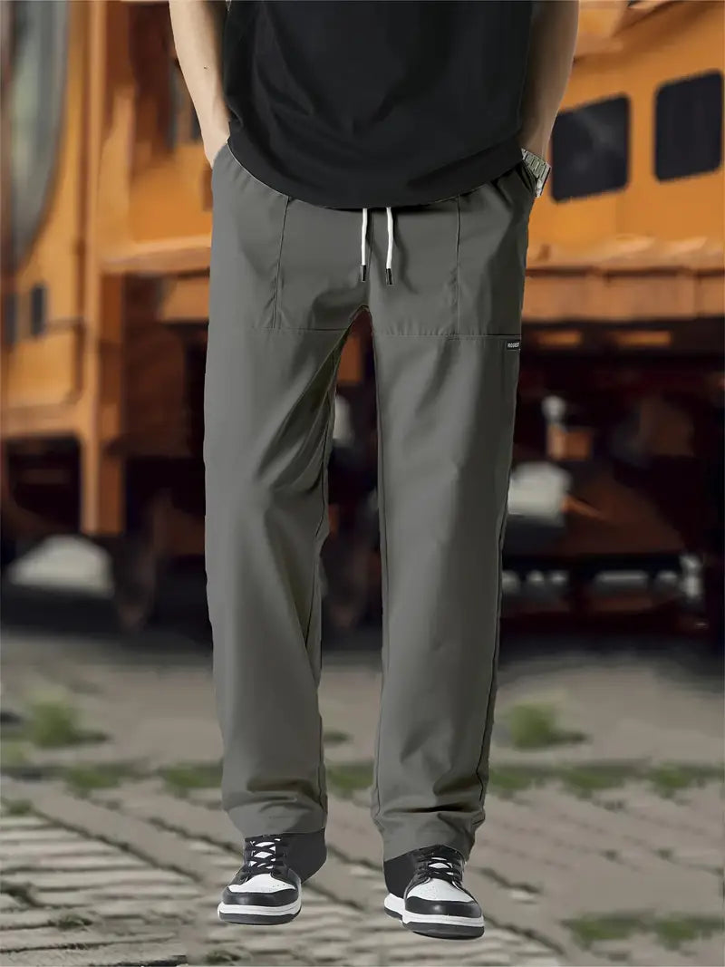 Men’s Straight-Leg Joggers – Soft Everyday Casual Pants