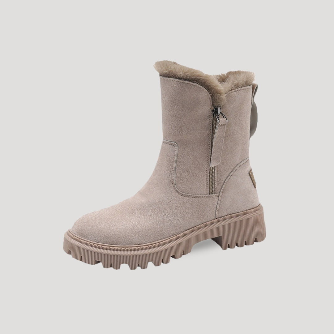 Women’s Fur-Lined Ankle Boots – Cozy Winter Everyday Footwear
