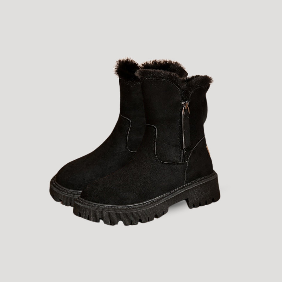 Women’s Fur-Lined Ankle Boots – Cozy Winter Everyday Footwear