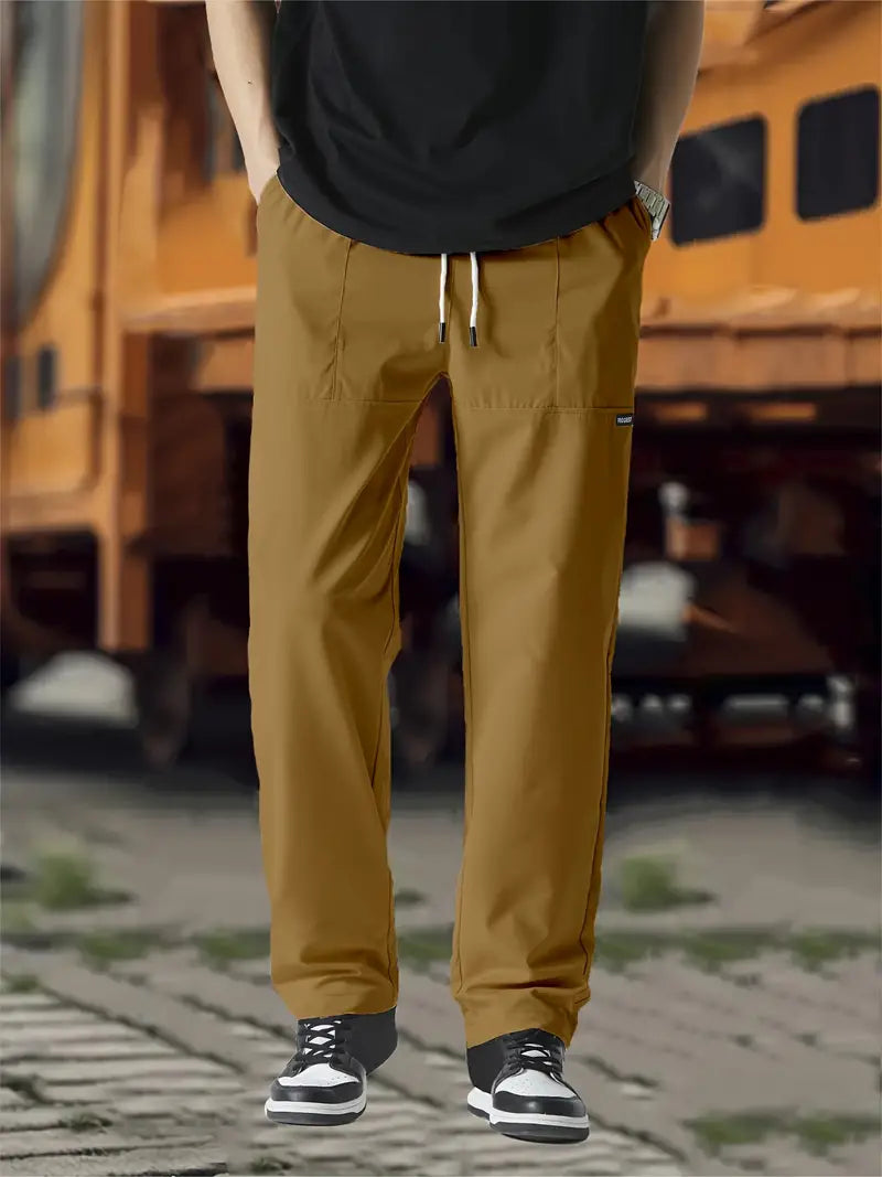 Men’s Straight-Leg Joggers – Soft Everyday Casual Pants