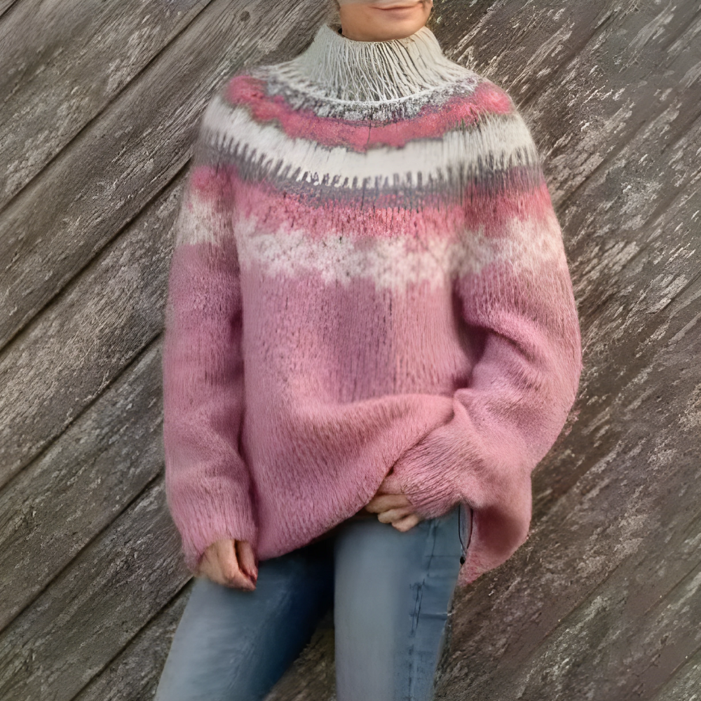 Women’s Fair Isle Jumper – Relaxed Knit for Winter Style