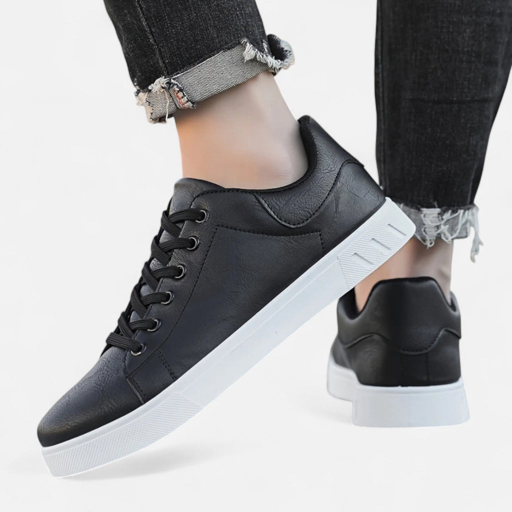 Men’s Smart-Casual Lace-Up Sneakers – Clean Everyday Style