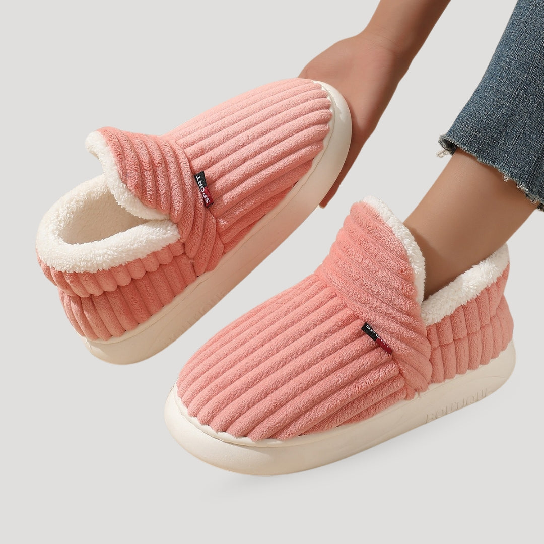 Women’s Slipper Boots – Fleece-Lined Indoor Comfort