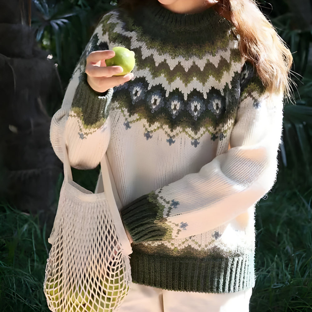 Women’s Fair Isle Jumper – Relaxed Knit for Winter Style