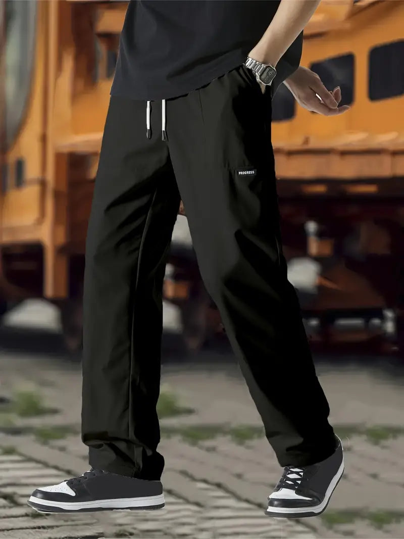 Men’s Straight-Leg Joggers – Soft Everyday Casual Pants