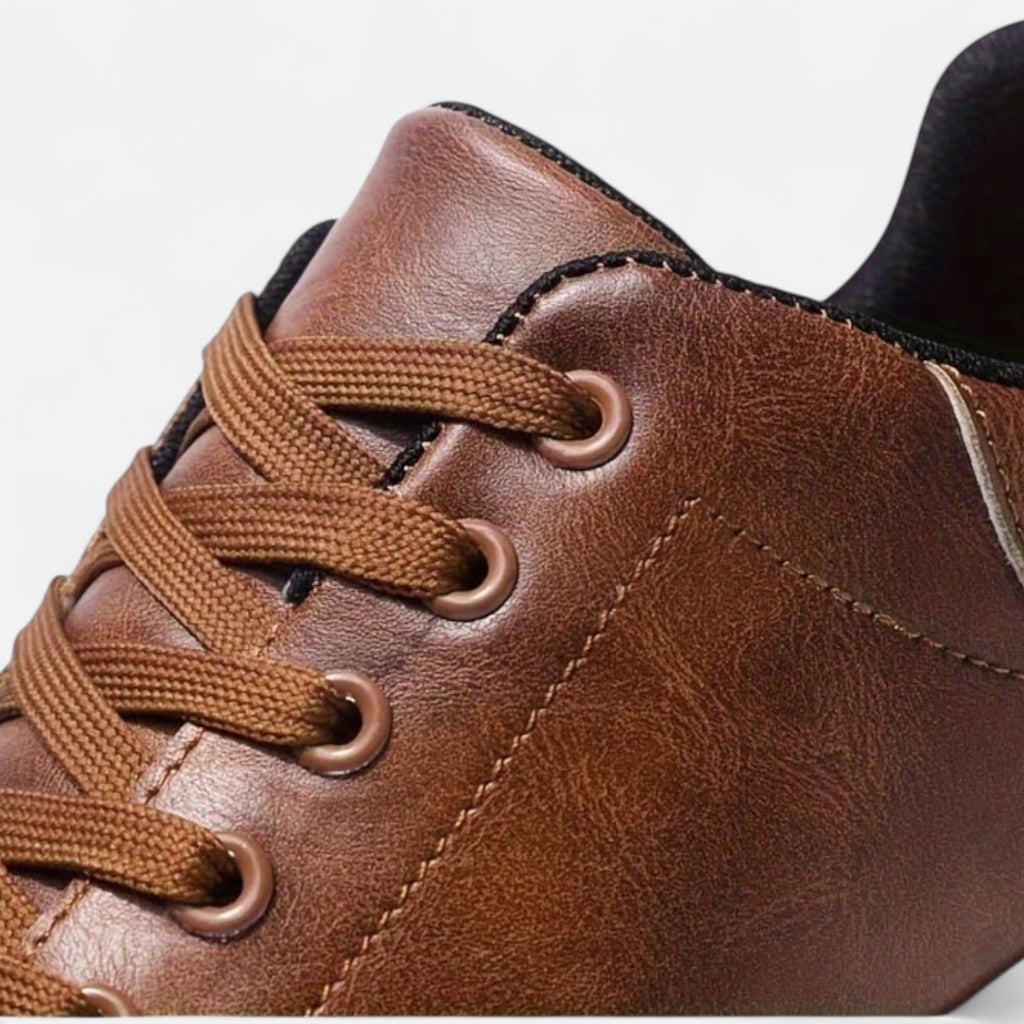 Men’s Smart-Casual Lace-Up Sneakers – Clean Everyday Style