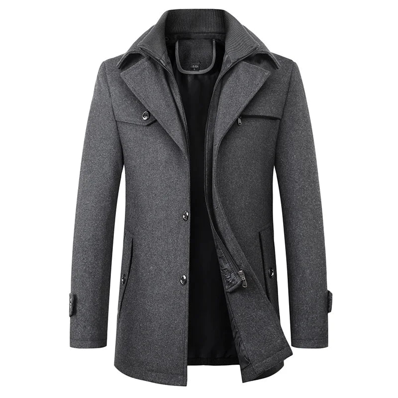 Men’s Water-Resistant Winter Coat – Clean Everyday Outer Layer
