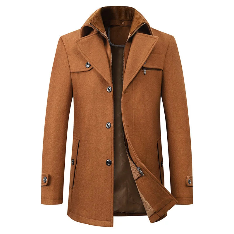 Men’s Water-Resistant Winter Coat – Clean Everyday Outer Layer