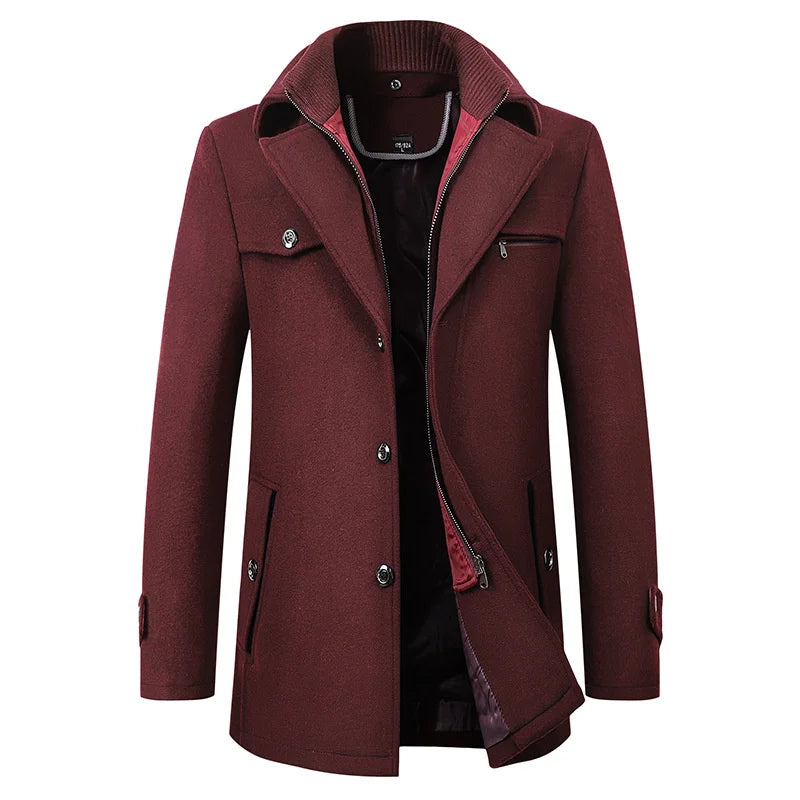 Men’s Water-Resistant Winter Coat – Clean Everyday Outer Layer