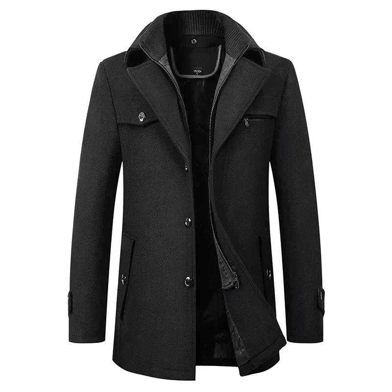 Men’s Water-Resistant Winter Coat – Clean Everyday Outer Layer