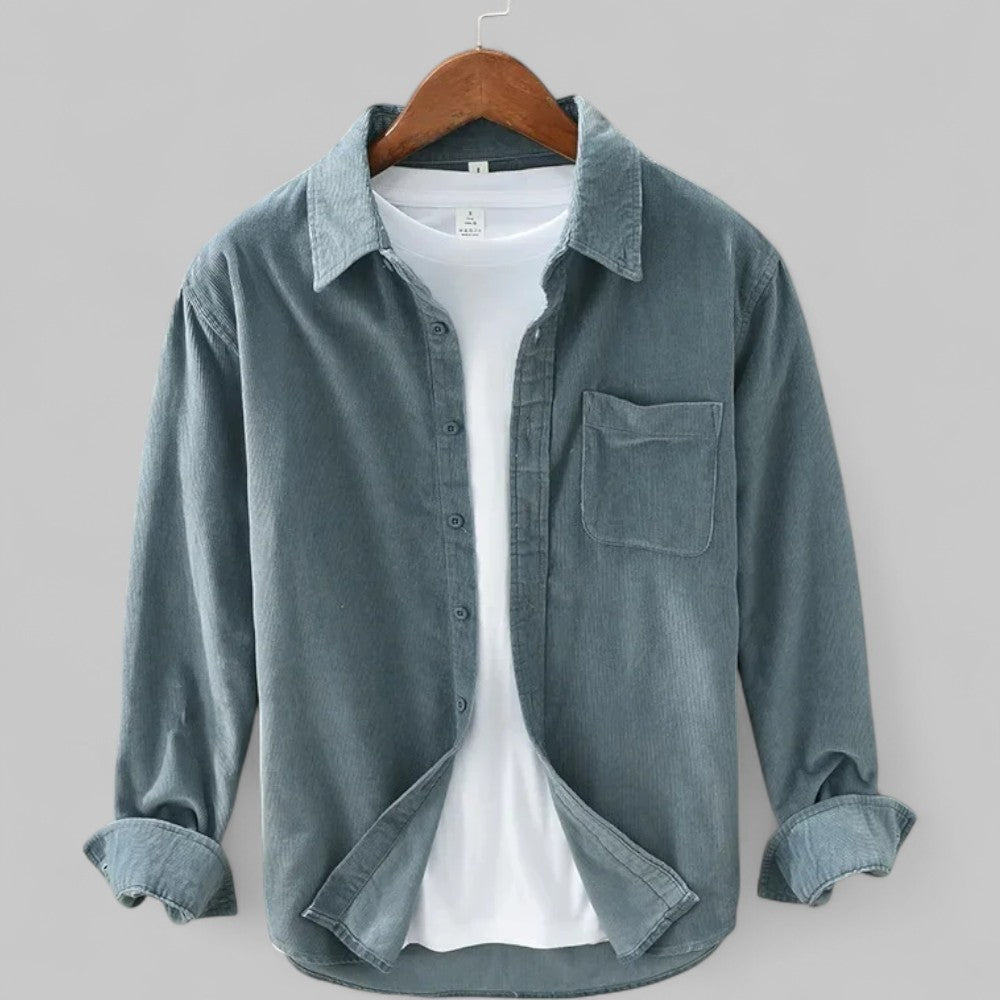 Men’s Retro-Style Shirt – Relaxed Fit Everyday Layer