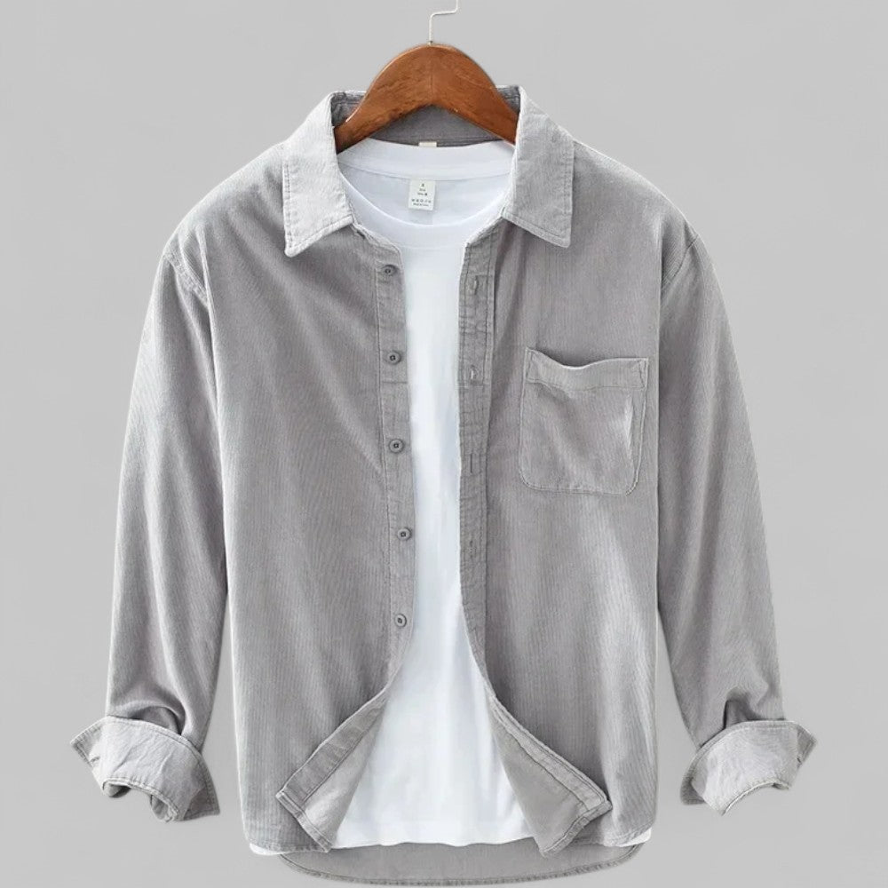Men’s Retro-Style Shirt – Relaxed Fit Everyday Layer