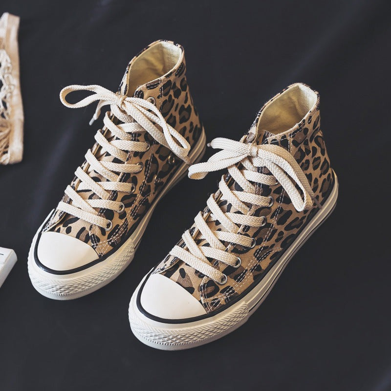 Unisex Animal Print High-Top Sneakers | Statement Style with Everyday Comfort