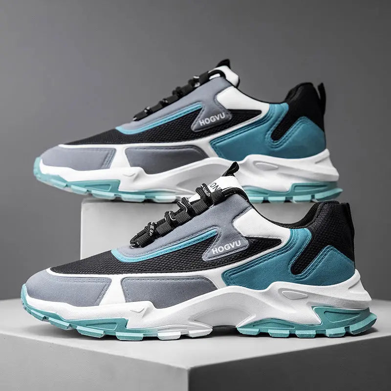 Men’s Mesh Performance Trainers – Breathable Athletic Everyday Footwear