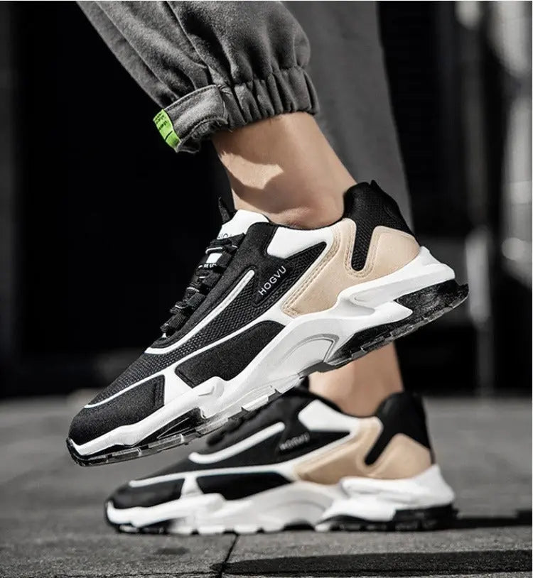 Men’s Mesh Performance Trainers – Breathable Athletic Everyday Footwear