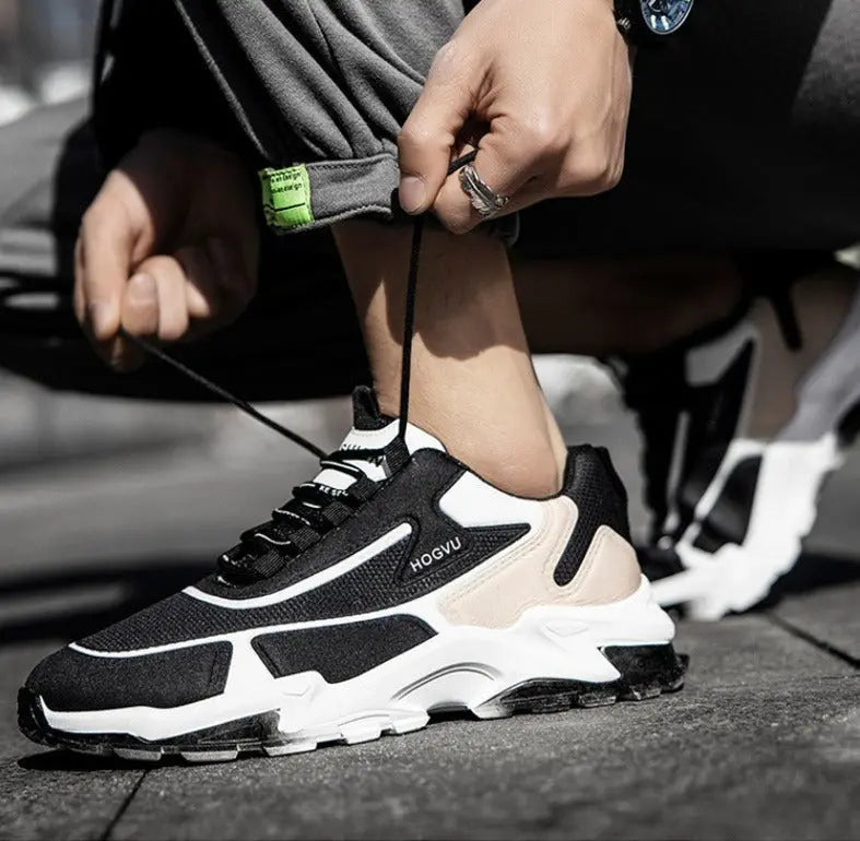 Men’s Mesh Performance Trainers – Breathable Athletic Everyday Footwear