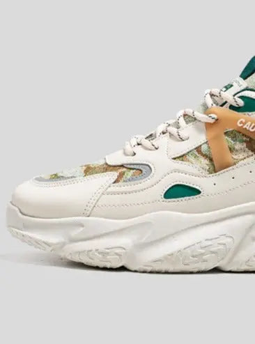 Men’s Patterned Platform Trainers – Urban Everyday Sneakers