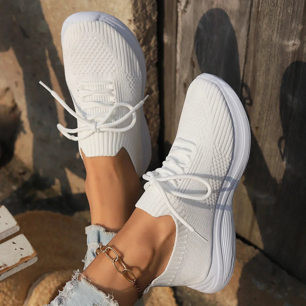 Women’s Breathable Knit Slip-On Sneakers | Lightweight Ease with Everyday Flexibility