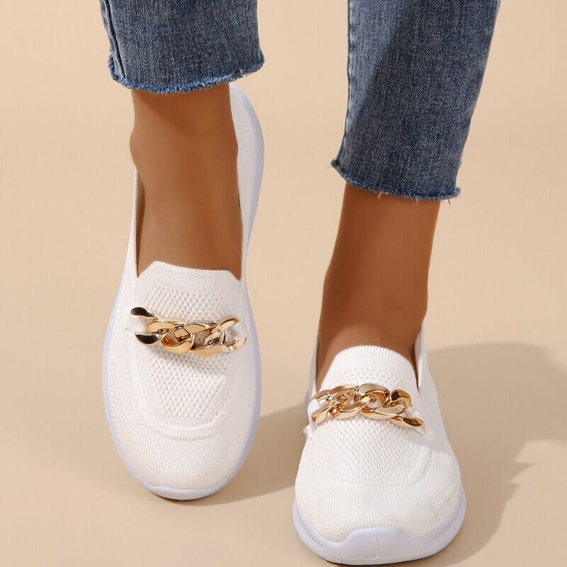 Women’s Breathable Slip-On Loafers | Polished Detail with Lightweight Comfort