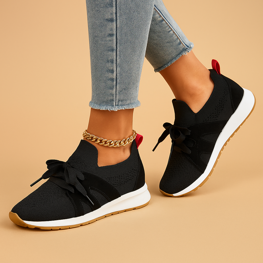 Women’s Breathable Lace-Up Shoes – Lightweight & Comfortable Everyday Wear