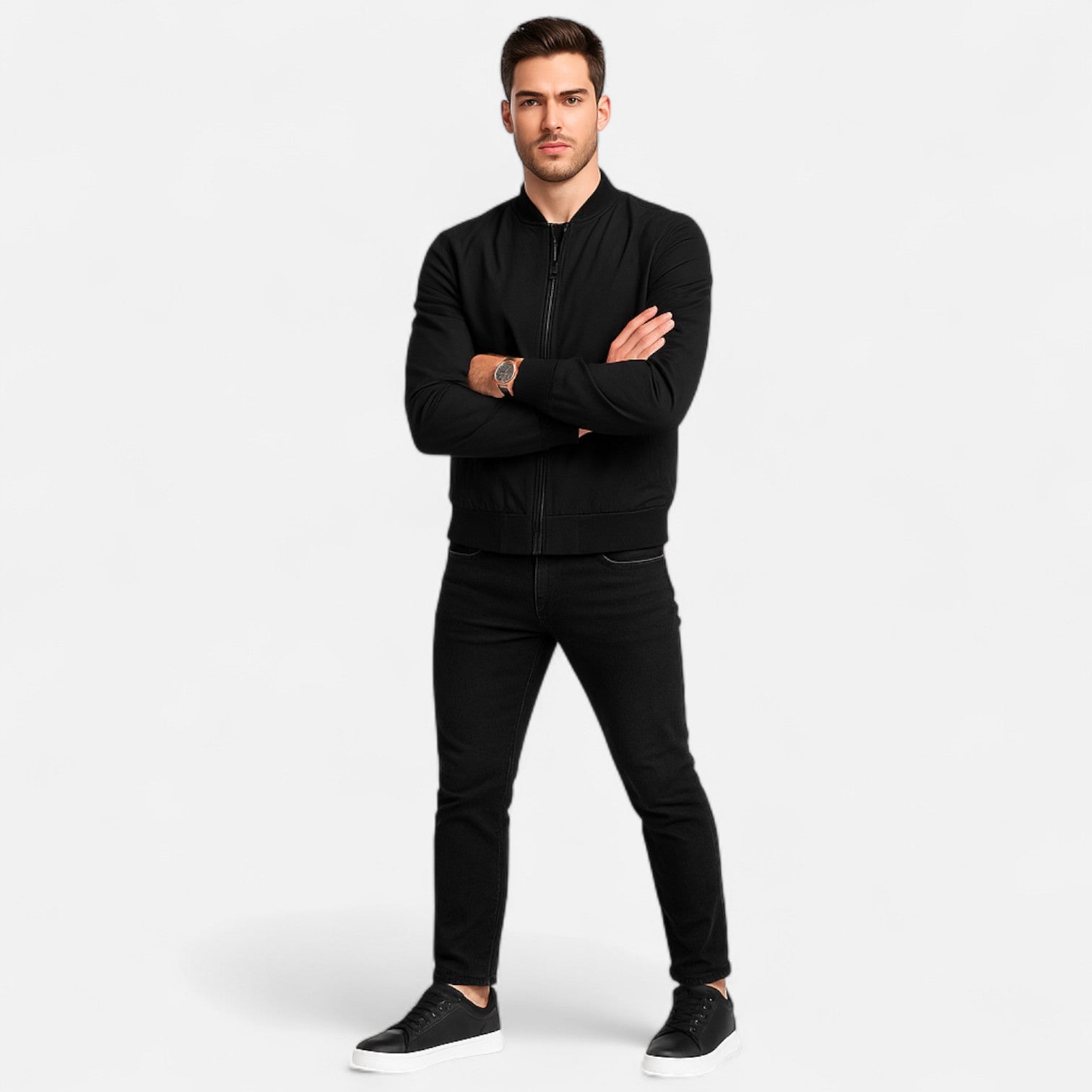 Men’s Smart-Casual Lace-Up Sneakers – Clean Everyday Style