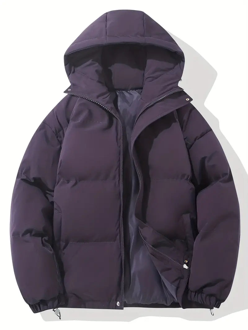 Women’s Hooded Padded Coat – Quilted Winter Outer Layer