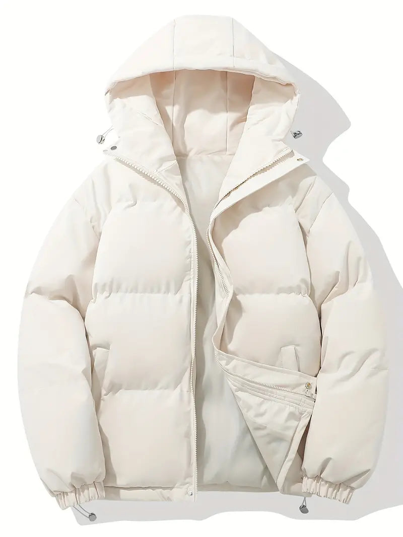 Women’s Hooded Padded Coat – Quilted Winter Outer Layer