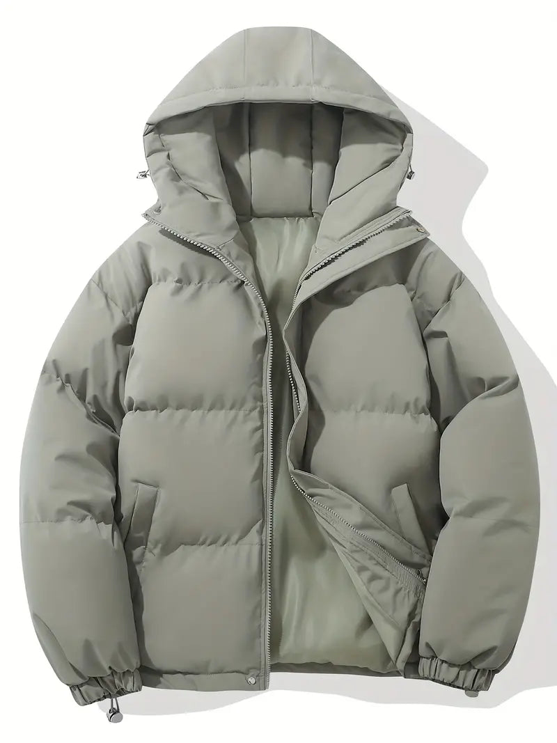 Women’s Hooded Padded Coat – Quilted Winter Outer Layer