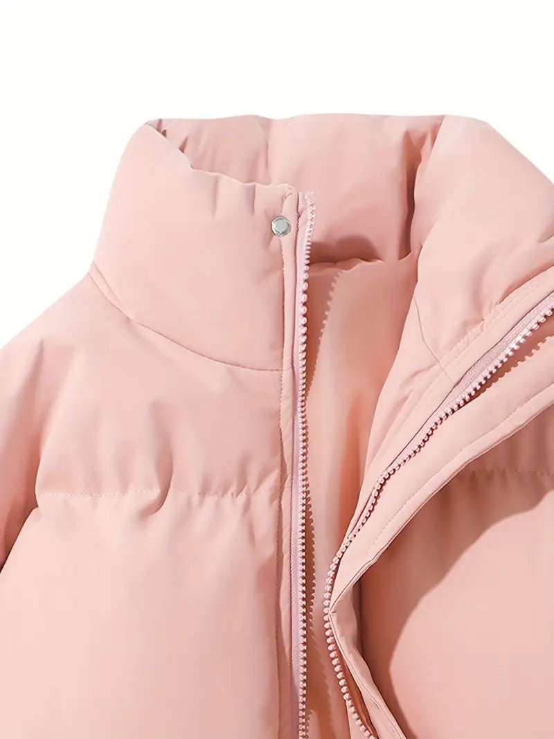 Women’s Hooded Padded Coat – Quilted Winter Outer Layer