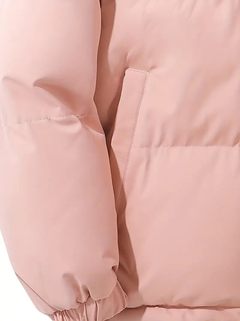 Women’s Hooded Padded Coat – Quilted Winter Outer Layer