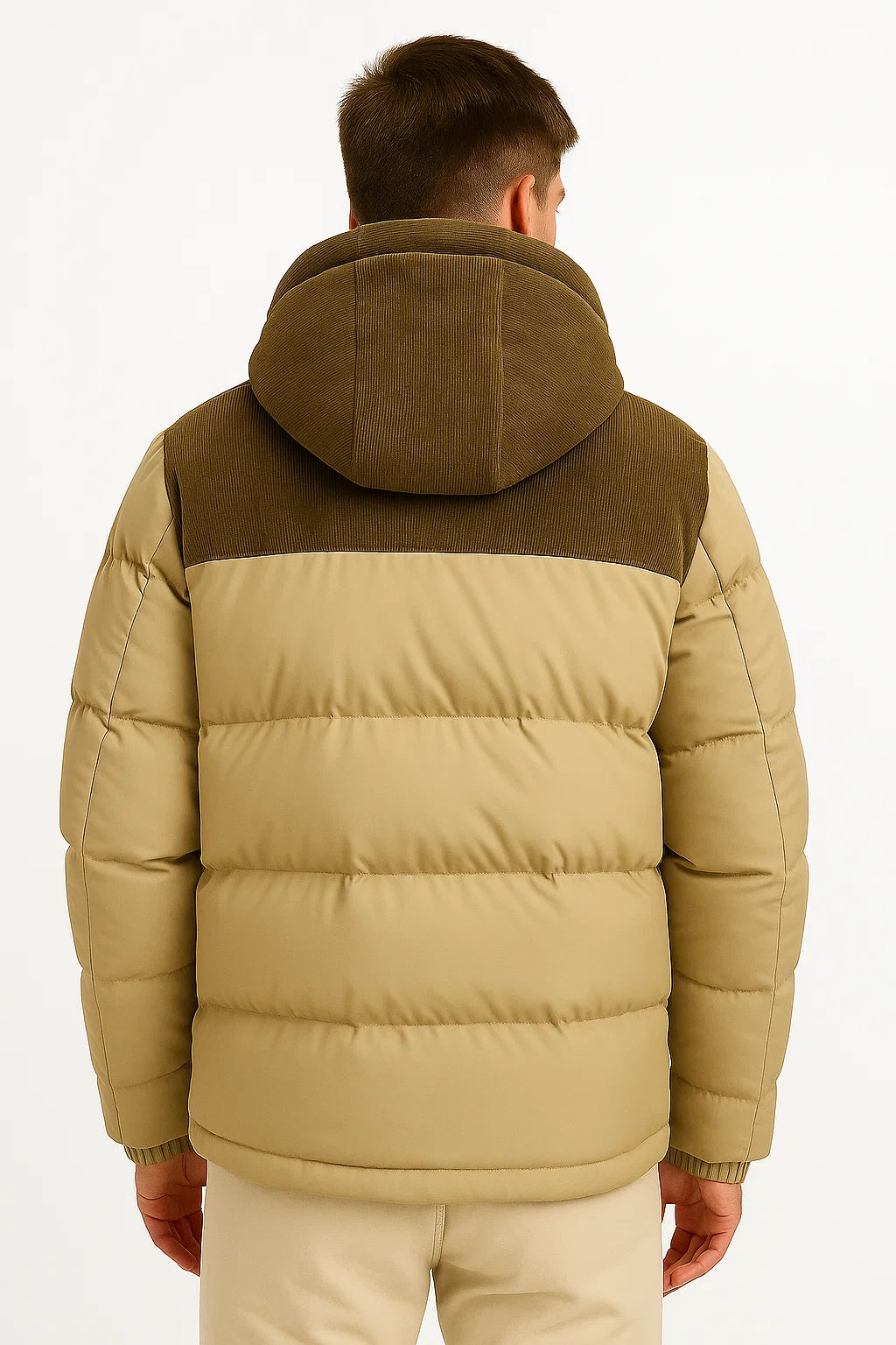 Men’s puffer jacket | lightweight hooded winter coat