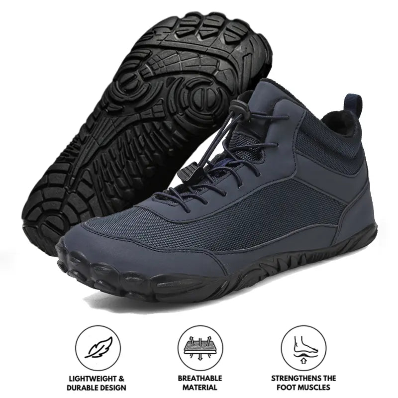 Unisex High-Top Waterproof Snow Boots | Breathable Warmth with Natural Walking Support