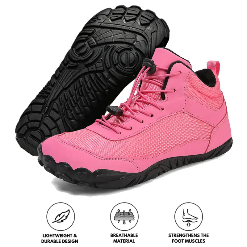 Unisex High-Top Waterproof Snow Boots | Breathable Warmth with Natural Walking Support