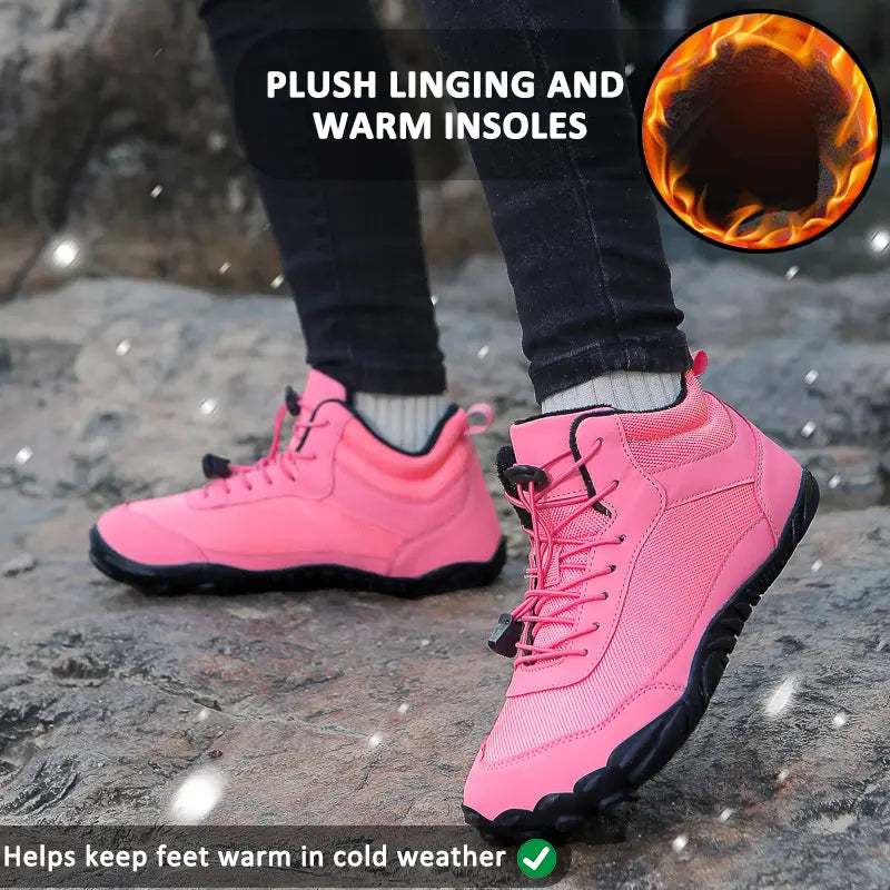 Unisex High-Top Waterproof Snow Boots | Breathable Warmth with Natural Walking Support