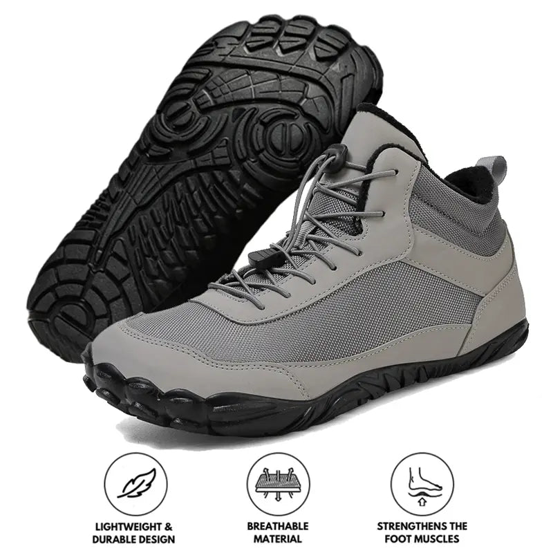 Unisex High-Top Waterproof Snow Boots | Breathable Warmth with Natural Walking Support