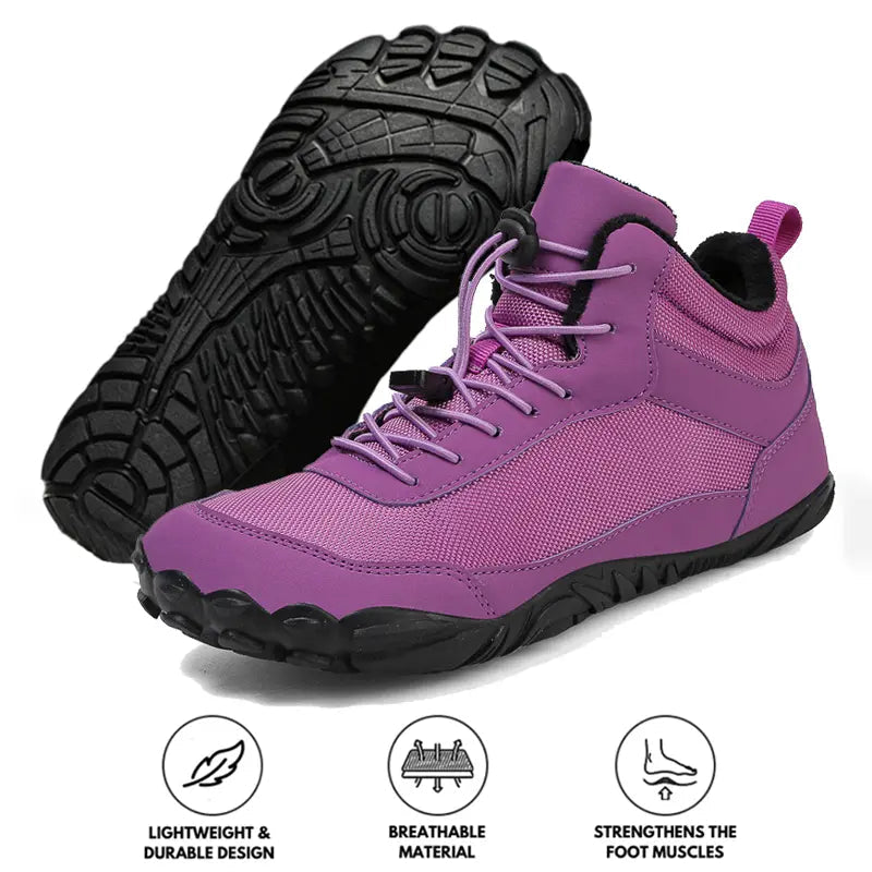 Unisex High-Top Waterproof Snow Boots | Breathable Warmth with Natural Walking Support
