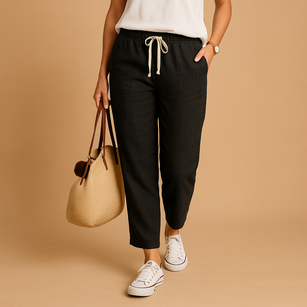Women’s Lightweight Breathable Casual Trousers – Flexible Everyday Fit