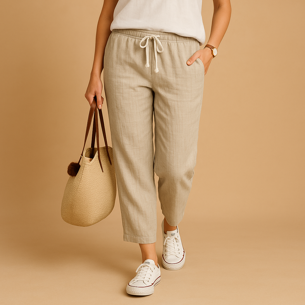 Women’s Lightweight Breathable Casual Trousers – Flexible Everyday Fit