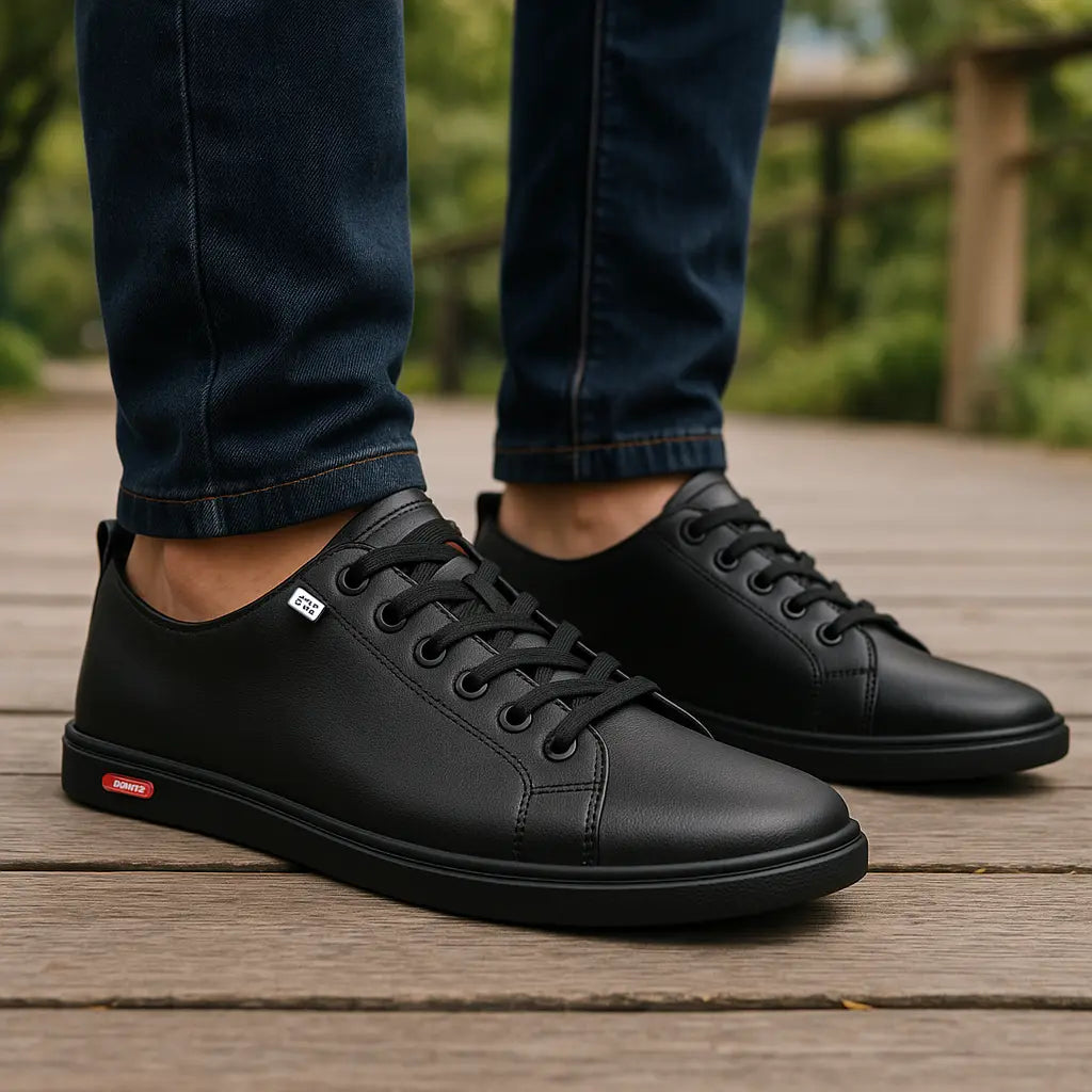 Men’s Leather Oxford Shoes – Classic Everyday Smart-Casual Footwear