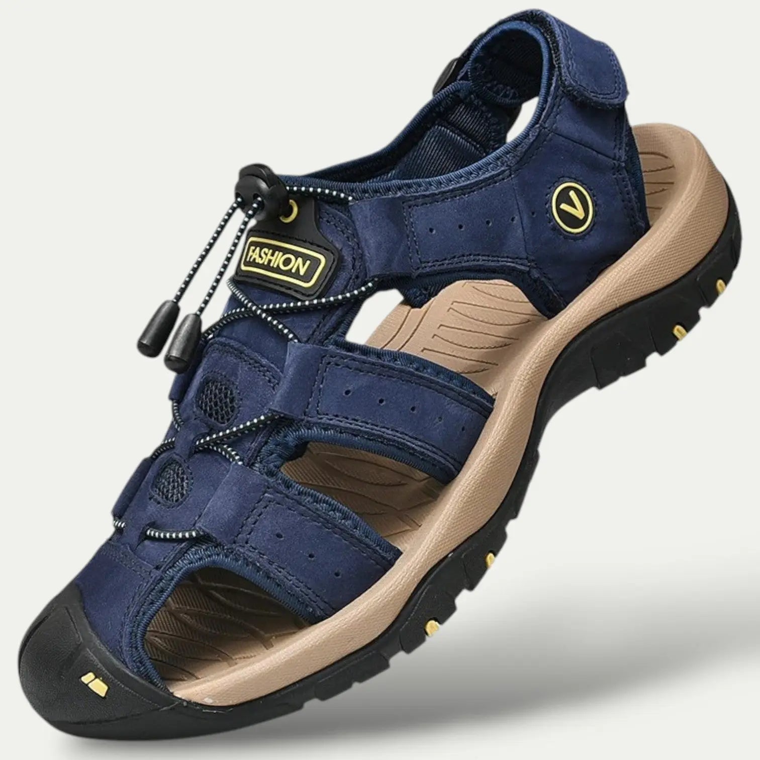 Men’s Genuine Leather Outdoor Sandals | Breathable Durability with All-Day Summer Comfort