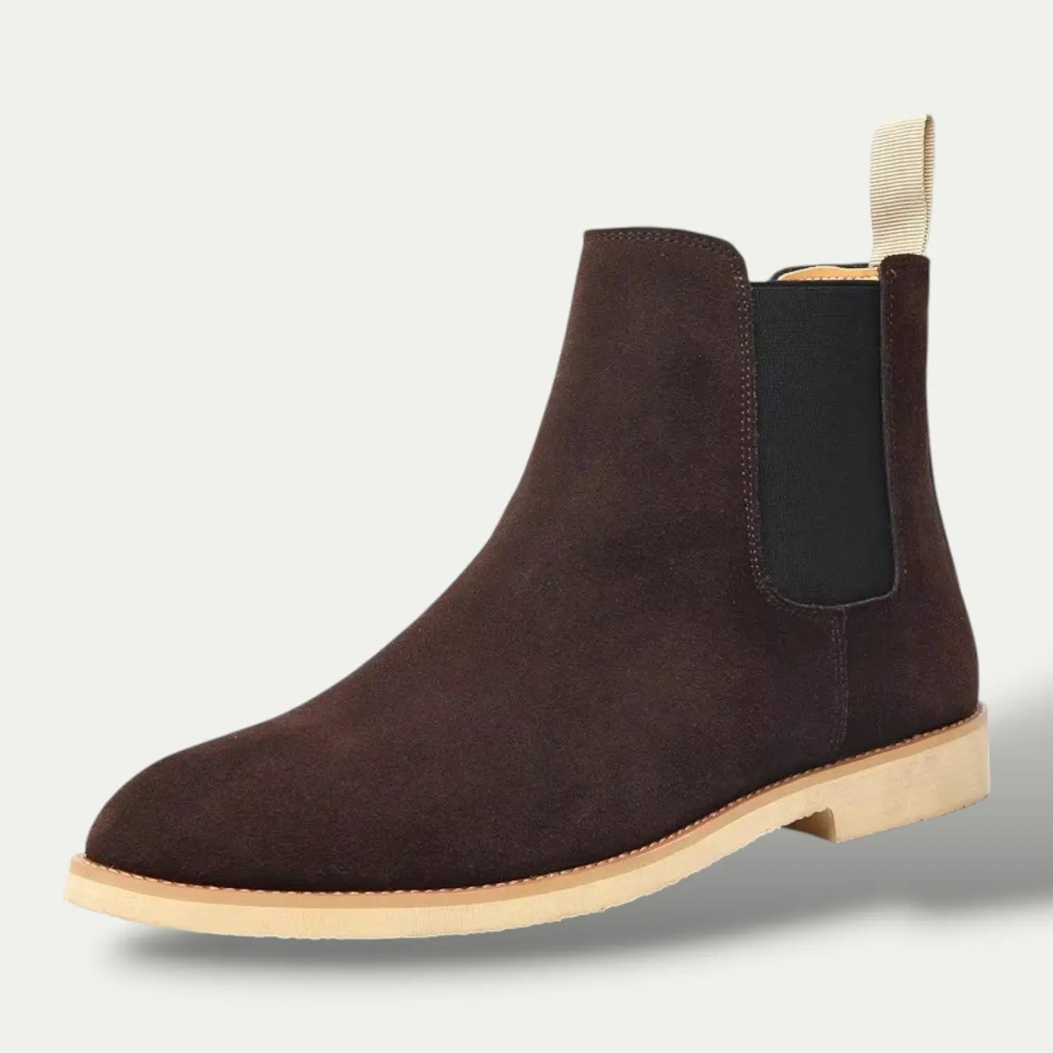 Men’s Suede Elastic-Side Ankle Boots | Timeless Elegance with Effortless Everyday Wear