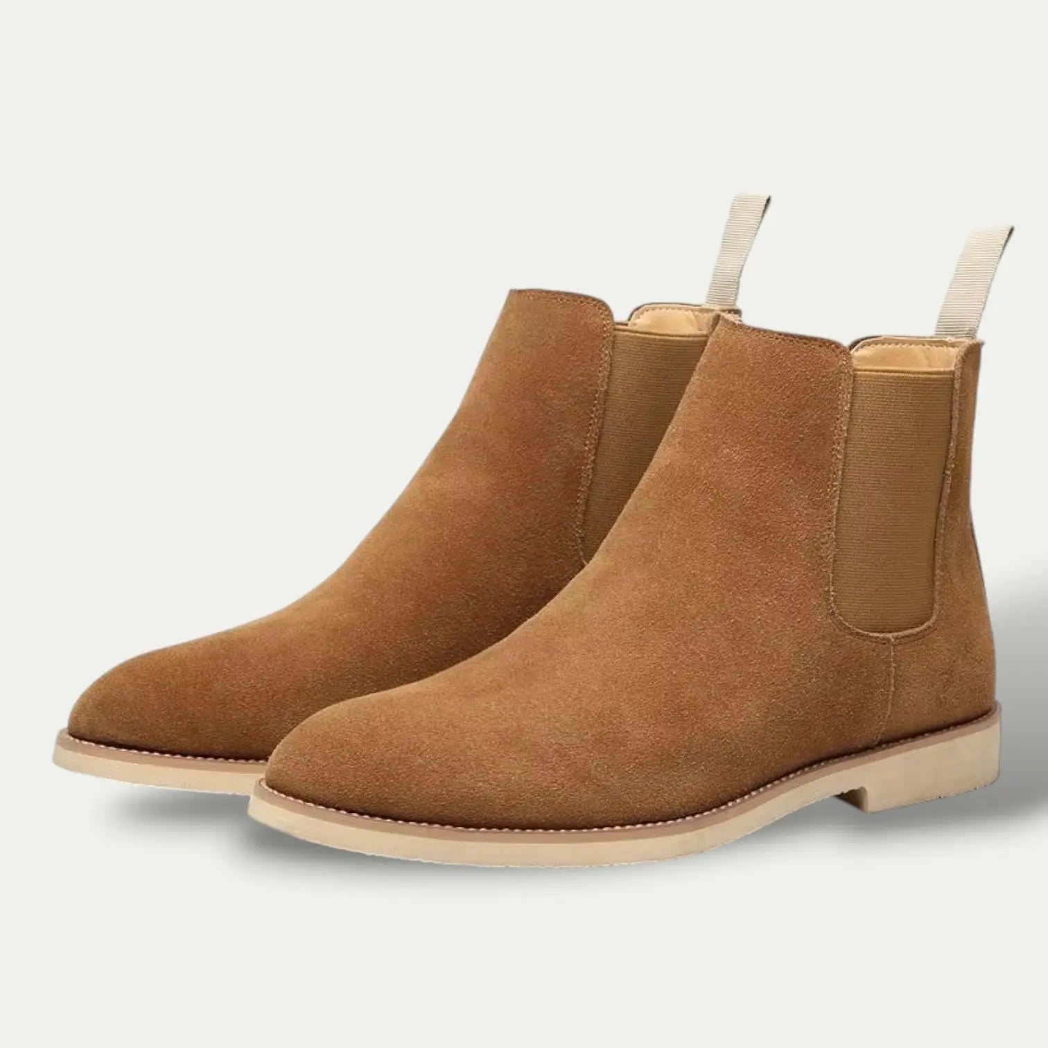 Men’s Suede Elastic-Side Ankle Boots | Timeless Elegance with Effortless Everyday Wear