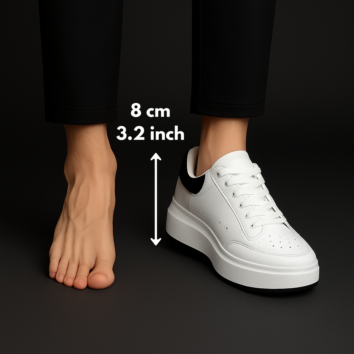 Men’s Lift Sneakers – Discreet Height Everyday Footwear