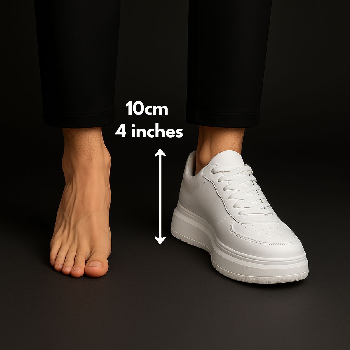 Men’s Lift Lifestyle Sneakers – Discreet Height Everyday Footwear