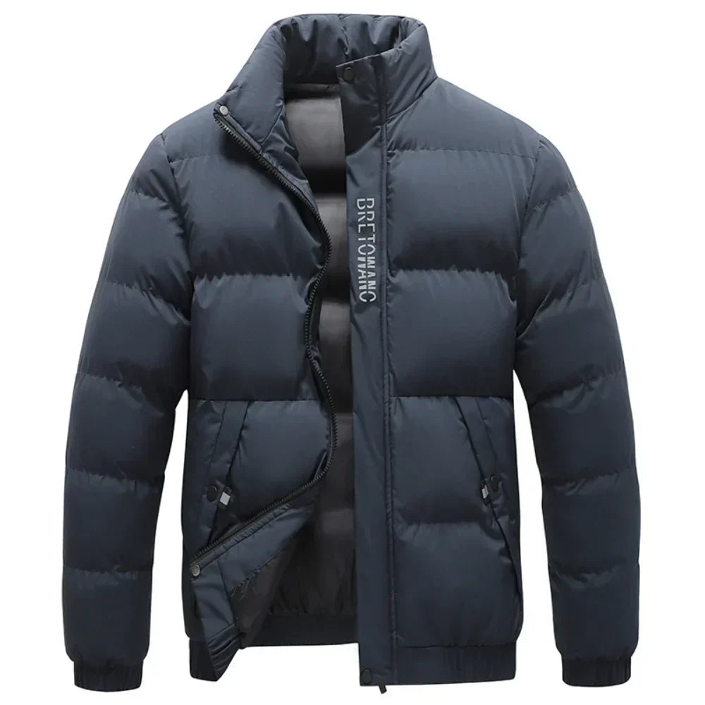 Men’s Winter Jacket with Collar – Classic Everyday Outer Layer