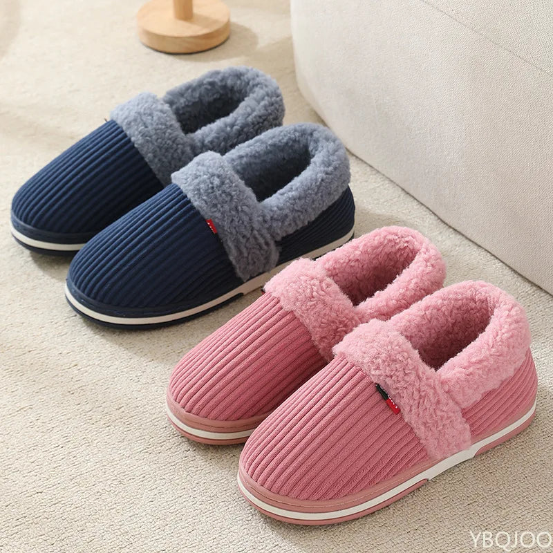 Unisex Plush Indoor Slippers – Cozy Everyday Home Footwear