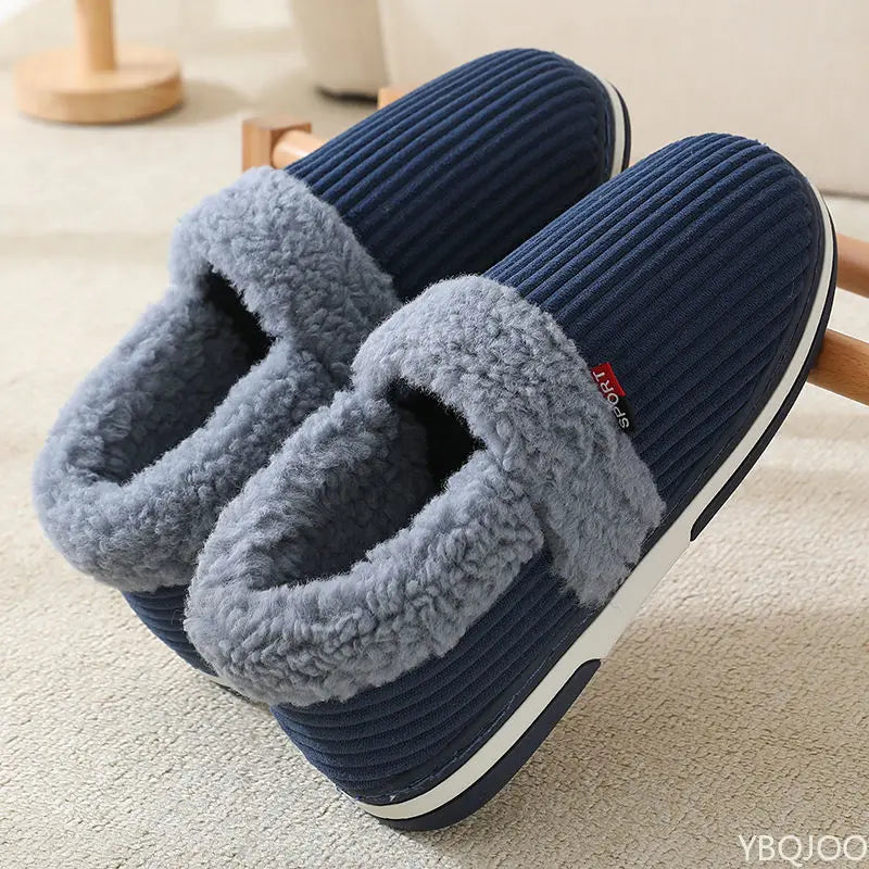 Unisex Plush Indoor Slippers – Cozy Everyday Home Footwear