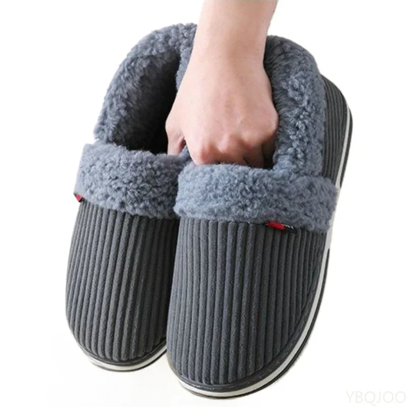 Unisex Plush Indoor Slippers – Cozy Everyday Home Footwear