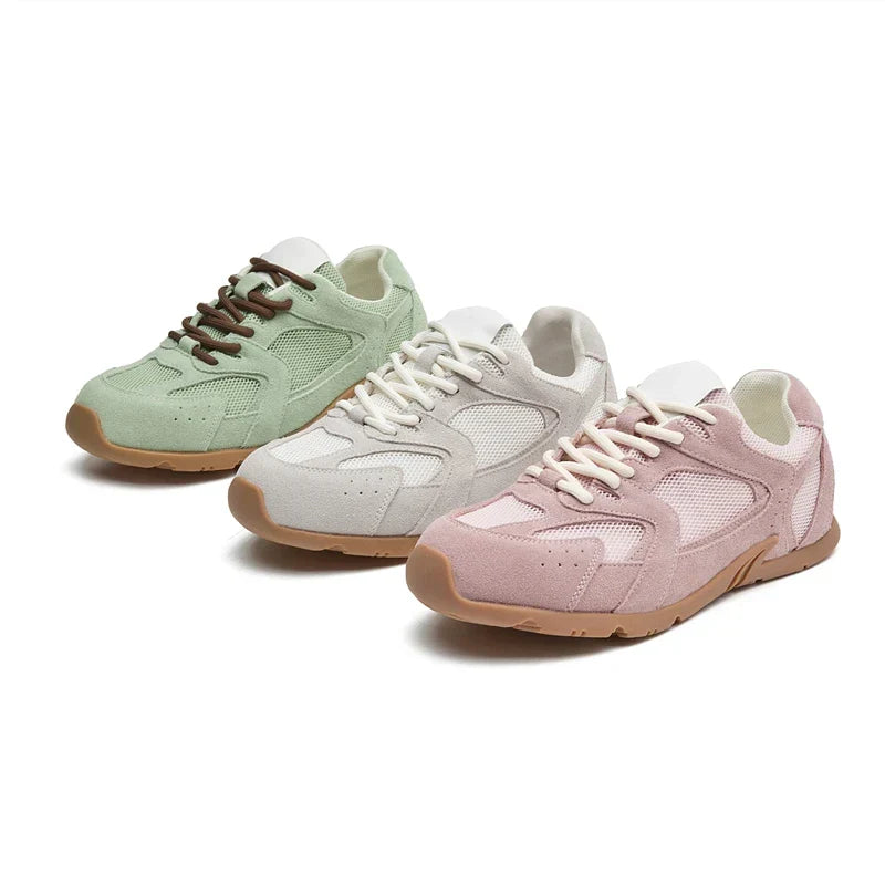 Women’s Vintage-Inspired Lace-Up Sneakers | Casual Comfort with Timeless Character